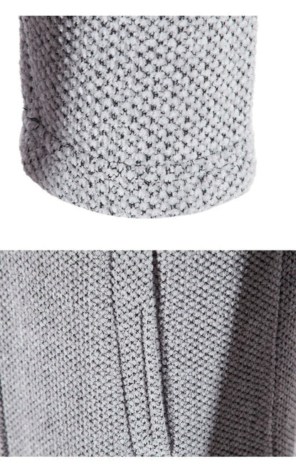 Luxuriöse Herrenstrickjacke aus Kaschmir und Chenille