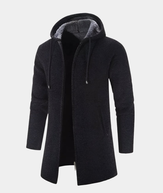 Luxuriöse Herrenstrickjacke aus Kaschmir und Chenille