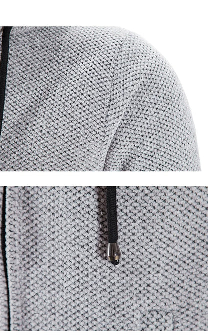Luxuriöse Herrenstrickjacke aus Kaschmir und Chenille