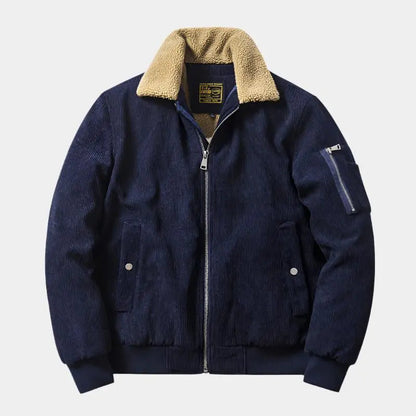 Bomberjacke aus Samtcord